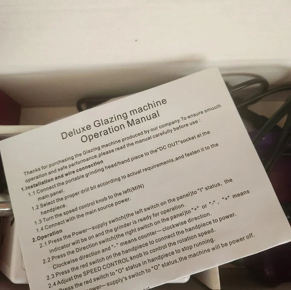 Manicure & Pedicure Professional Electric Nail Machine Set - Picture 3 of 3